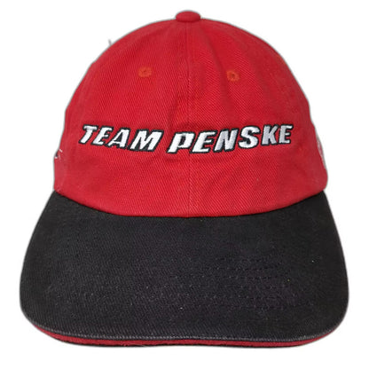 Team Penske Racing Hat 2004 Red Black OS Sam Hornish Jr Helio Castroneves Cap
