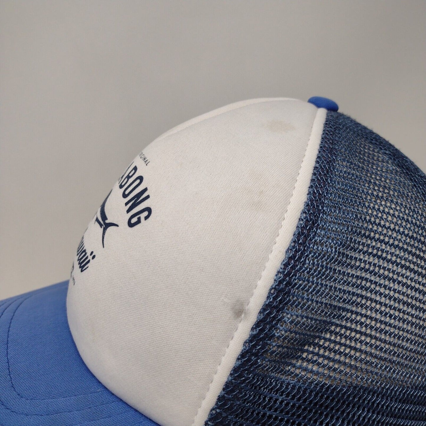 Billabong Hawaii Snapback Trucker Hat Blue One Size Mesh Back Colorblock