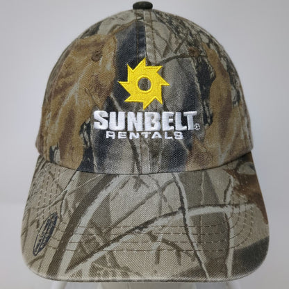 Port Authority Baseball Cap Brown One Size Camo Sunbelt Rentals Hat Strapback