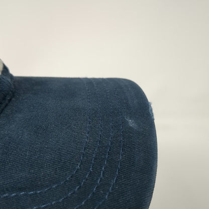 Abercrombie & Fitch Baseball Cap Blue One Size Embroidered Letter A Frayed Brim