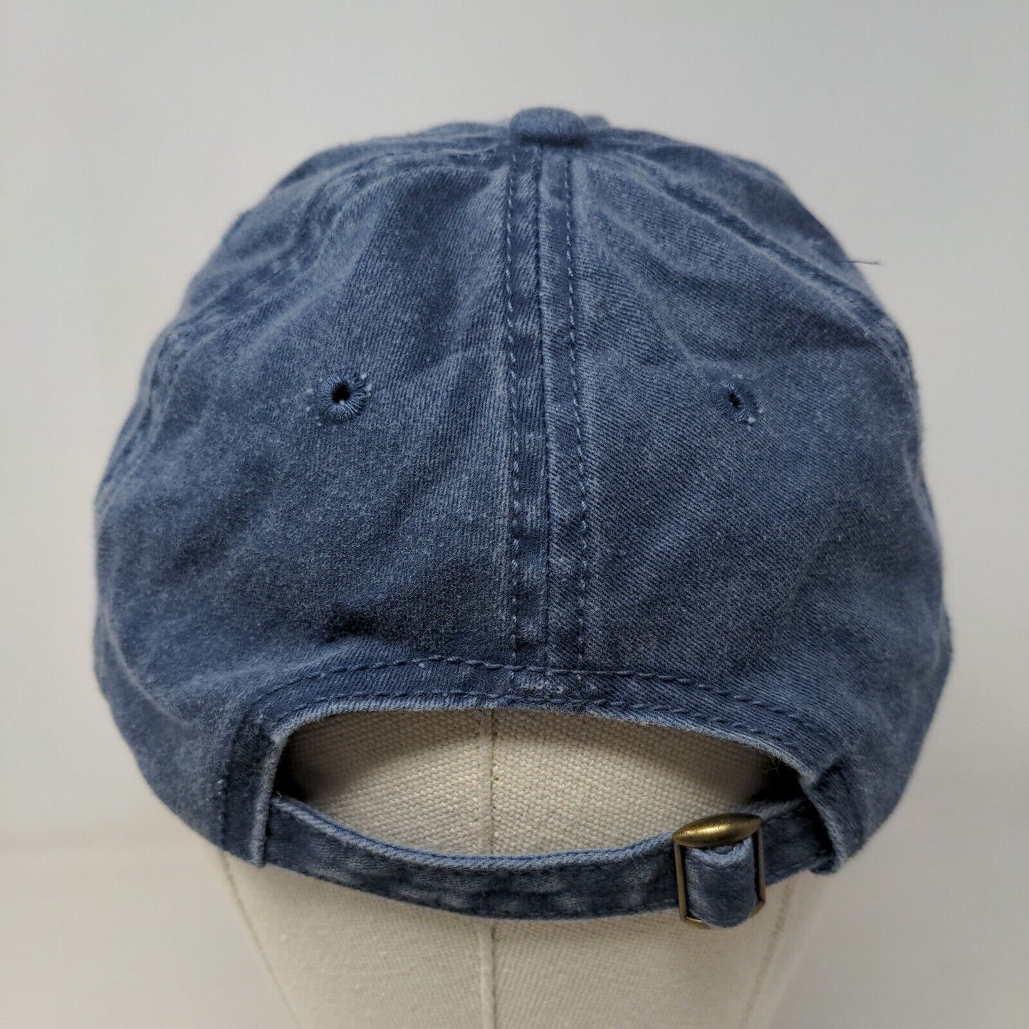 Unbranded Men's Slideback Hat Blue OSFM Adjustable Dark Denim