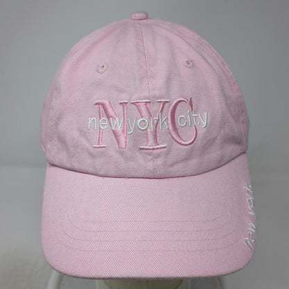 Cobra Baseball Cap Pink One Size NYC New York City Hat Slideback Embroidered
