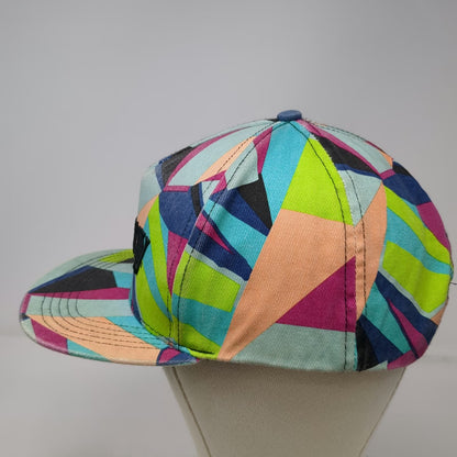 Penny Australia 5 Panel Blue One Size Geometric All Over Print Snapback Hat