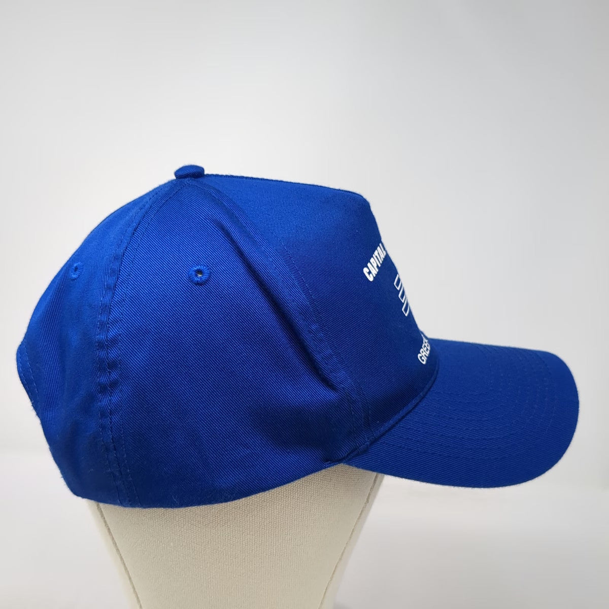 OTTO 5 Panel Blue One Size Snapback Capital Tractor Inc Greenwich Latham NY Hat