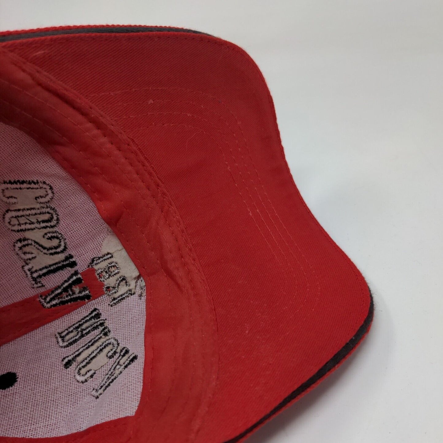 Costa Rica 1821 Pura Vida Strapback Hat Red OS Adjustable 6 Panel Mega Sport