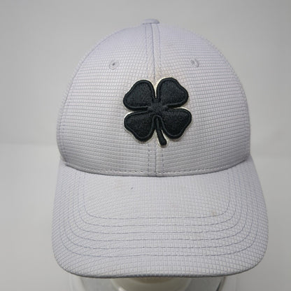 Black Clover Live Lucky Fitted Hat Gray S/M Memory Fit Stretch 6 Panel