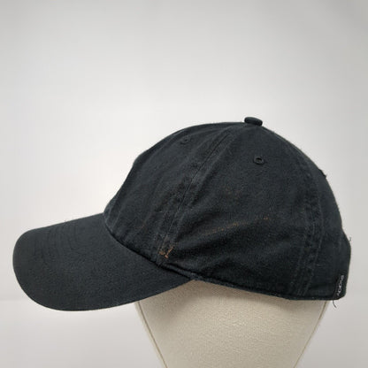 Adidas 3 Stripes Slideback Hat Black One Size Adjustable Embroidered