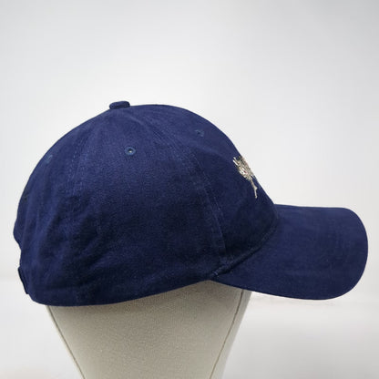 Shasta Wear Baseball Cap Blue One Size Montana Wolf Embroidery Strapback hat