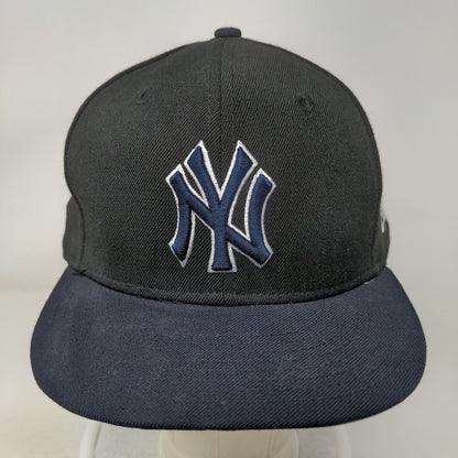 New York Yankees Snapback Hat Black Blue OSFM Embroidered MLB New Era 9Fifty