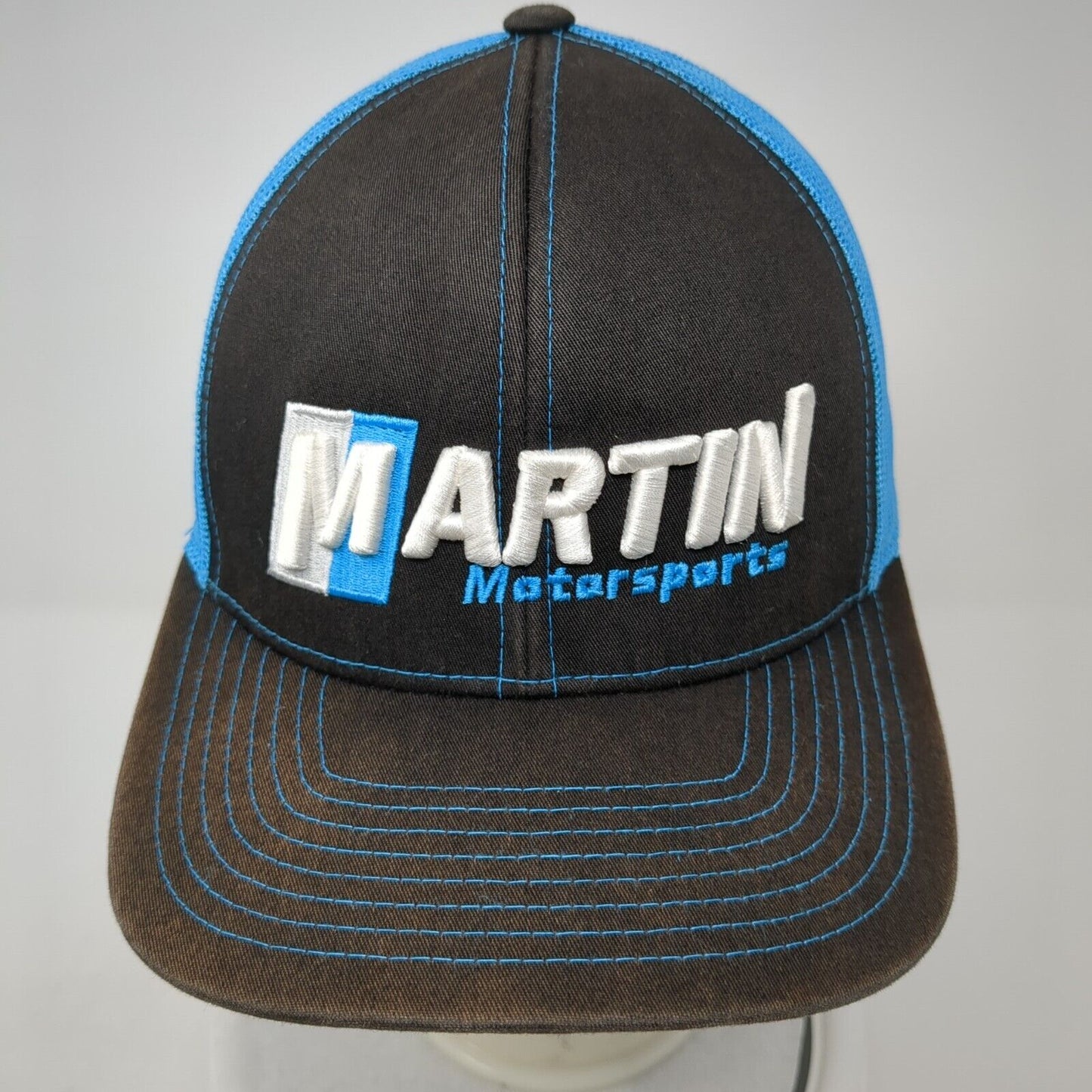 Martin Motorsports Snapback Trucker Hat Multicolor OS Mesh Back Pacific Headwear