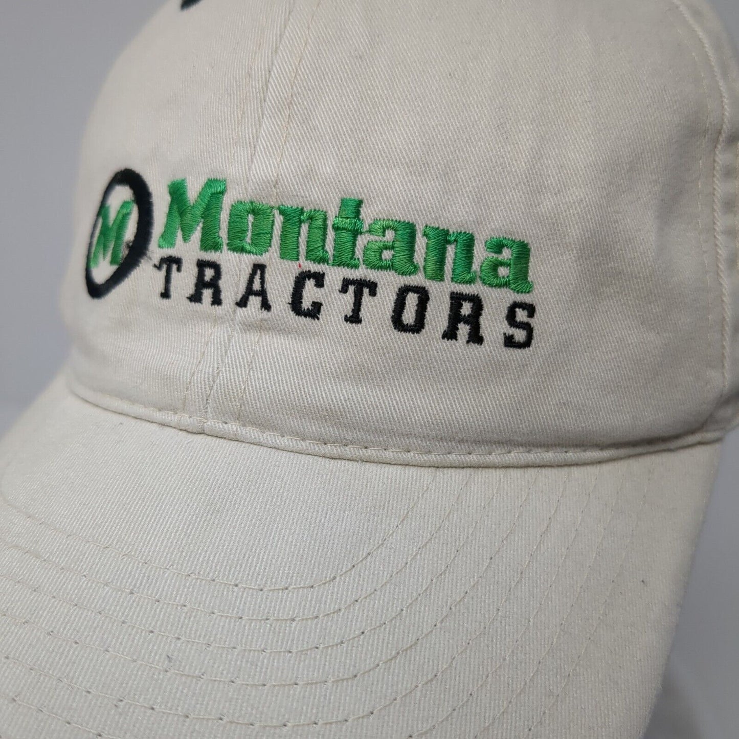 Montana Tractors Leader In Quality Strapback Hat Tan One Size Adjustable 6 Panel