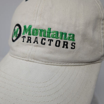 Montana Tractors Leader In Quality Strapback Hat Tan One Size Adjustable 6 Panel