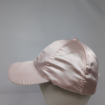 NYC Underground Slideback Hat Pink One Size Adjustable 6 Panel Blank Polyester