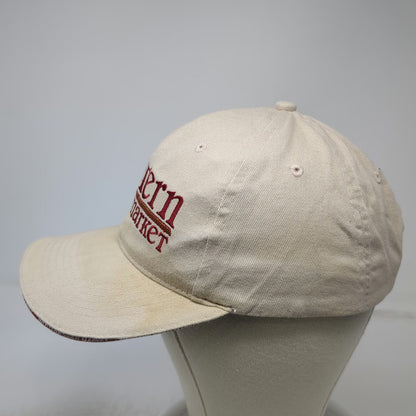 Western Video Market Cattle WVM Beige Baseball Cap One Size Cotton Strapback Hat