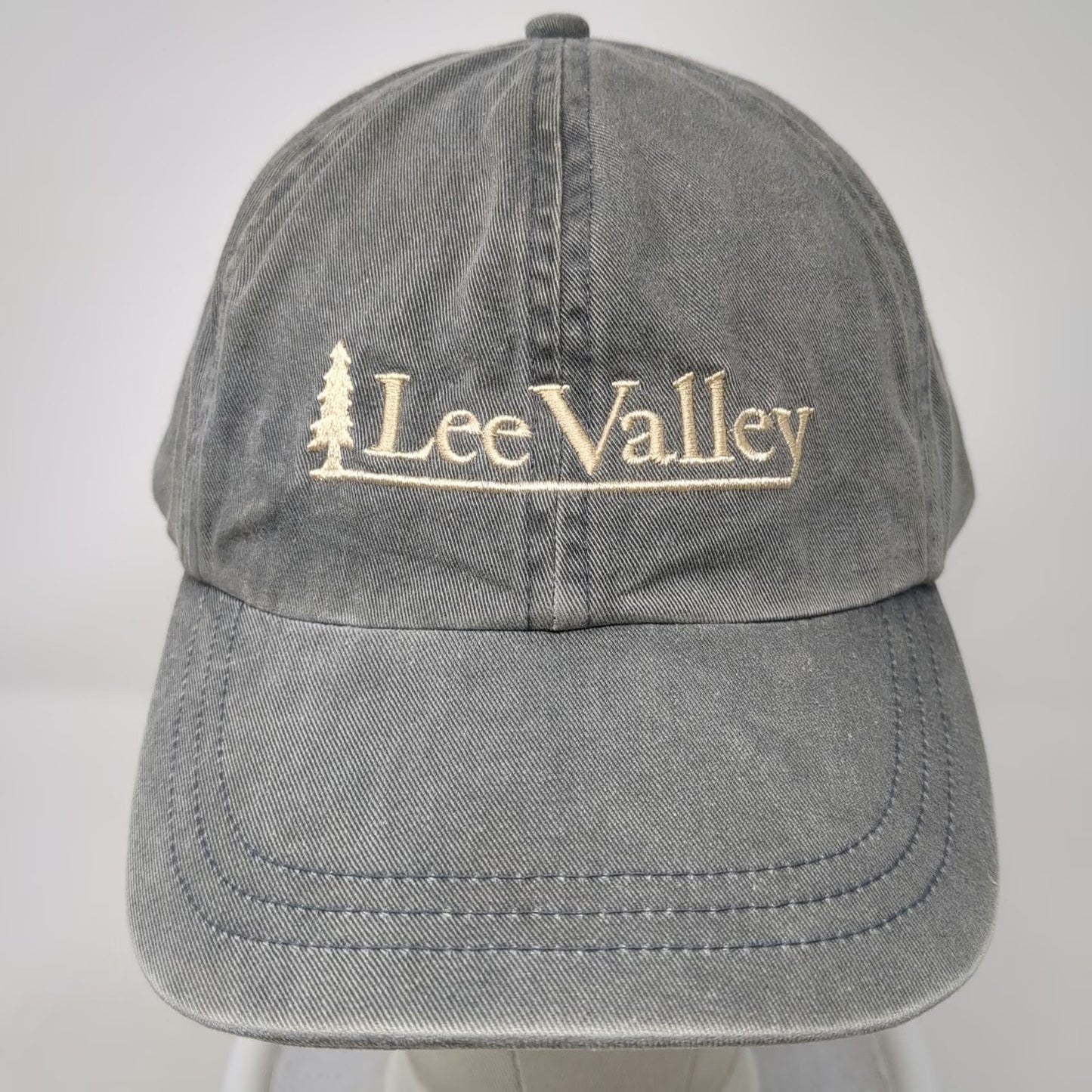 KP Baseball Cap Gray One Size Lee Valley Tools Tree Embroidery Slideback hat
