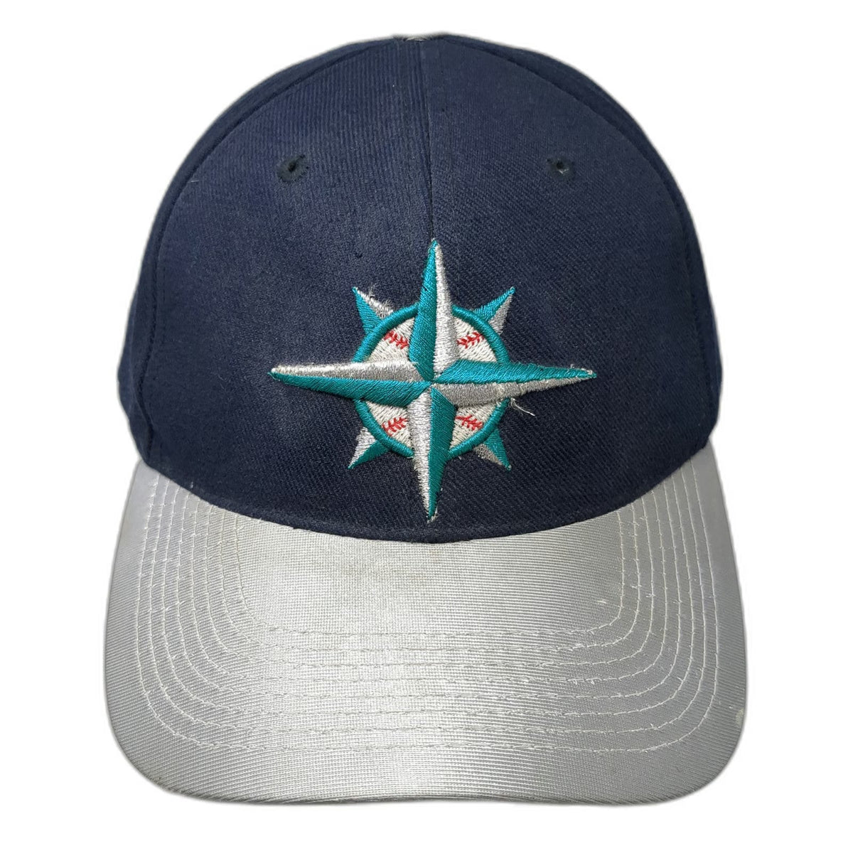 Seattle Mariners MLB Sports Specialties Baseball Cap Blue Silver 7 1/2 Vintage