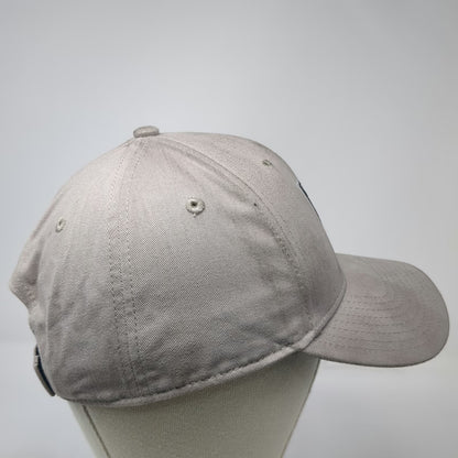 NFL Team Apparel Las Vegas Raiders Cap Gray One Size Strapback Hat Shield Logo