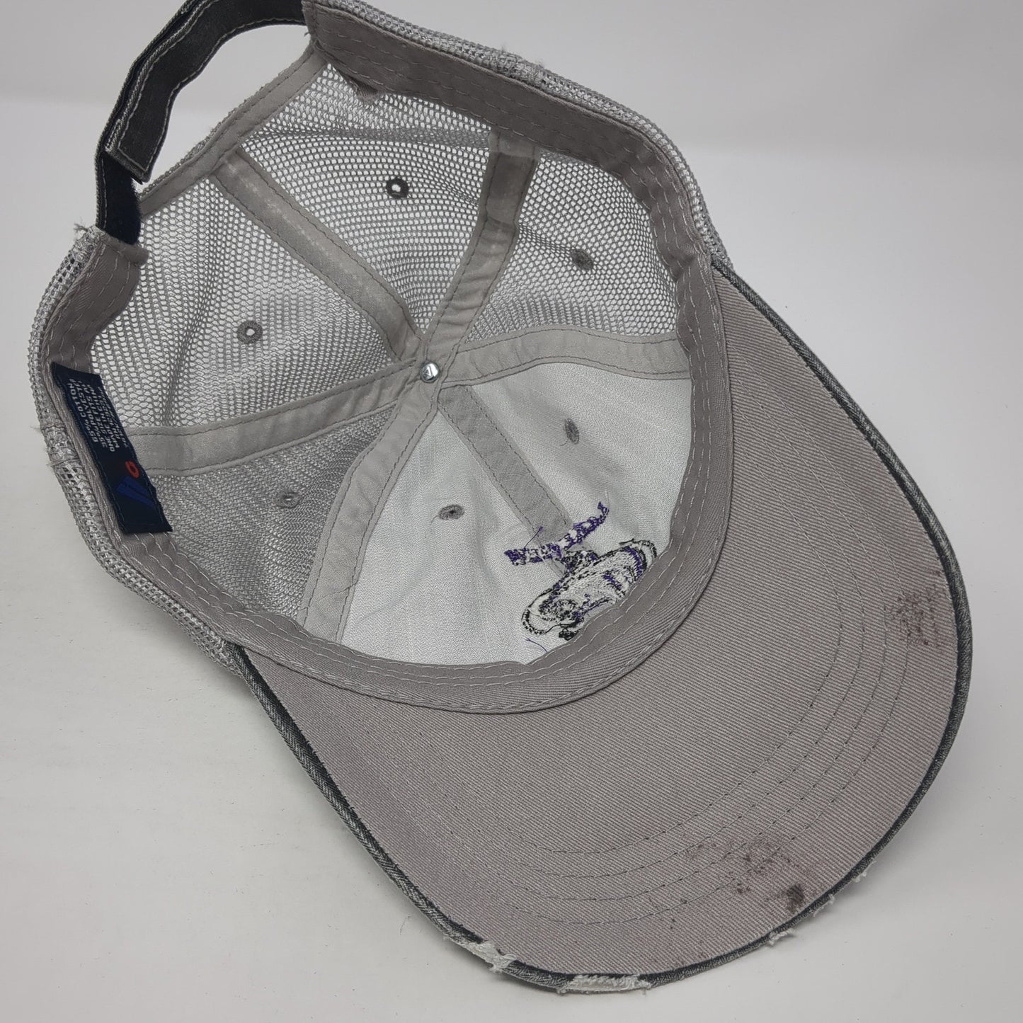 Lakeview Basketball Strapback Trucker Hat Gray One Size Mesh Back HG
