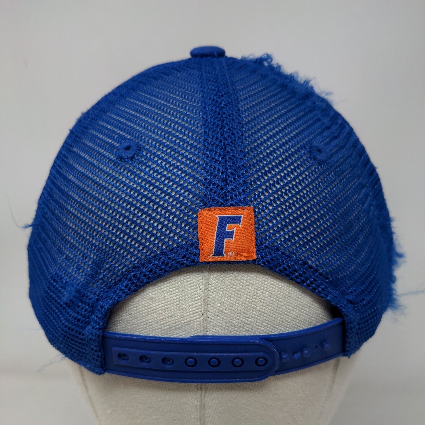 Florida Gators Snapback Mesh Back Trucker Hat Orange Blue Embroidered Logo NCAA
