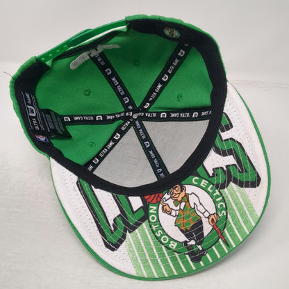 Boston Celtics NBA Ultra Game Cap Green One Size Snapback Graphic Underbrim Hat