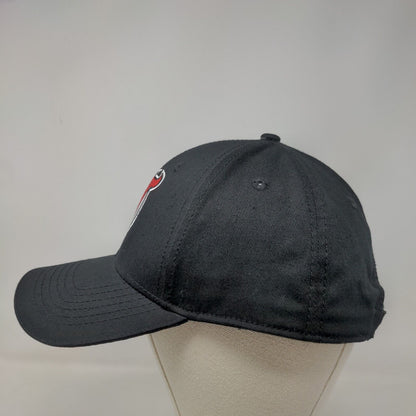 NHL New Jersey Devils Men's Slideback Hat Black Embroidered Logo BMW