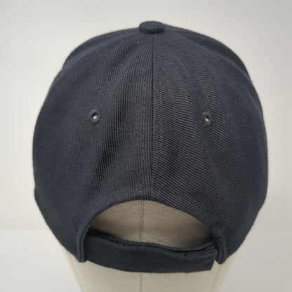 Under Armour Spell Out Strapback Hat Black One Size Embroidered Logo