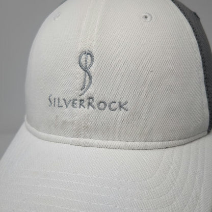 Imperial Baseball Cap White Gray One Size SilverRock Golf Performance Mesh Hat