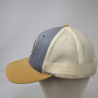 Richardson Trucker Hat Blue Yellow White L Payette Brewing Co Snapback Patch