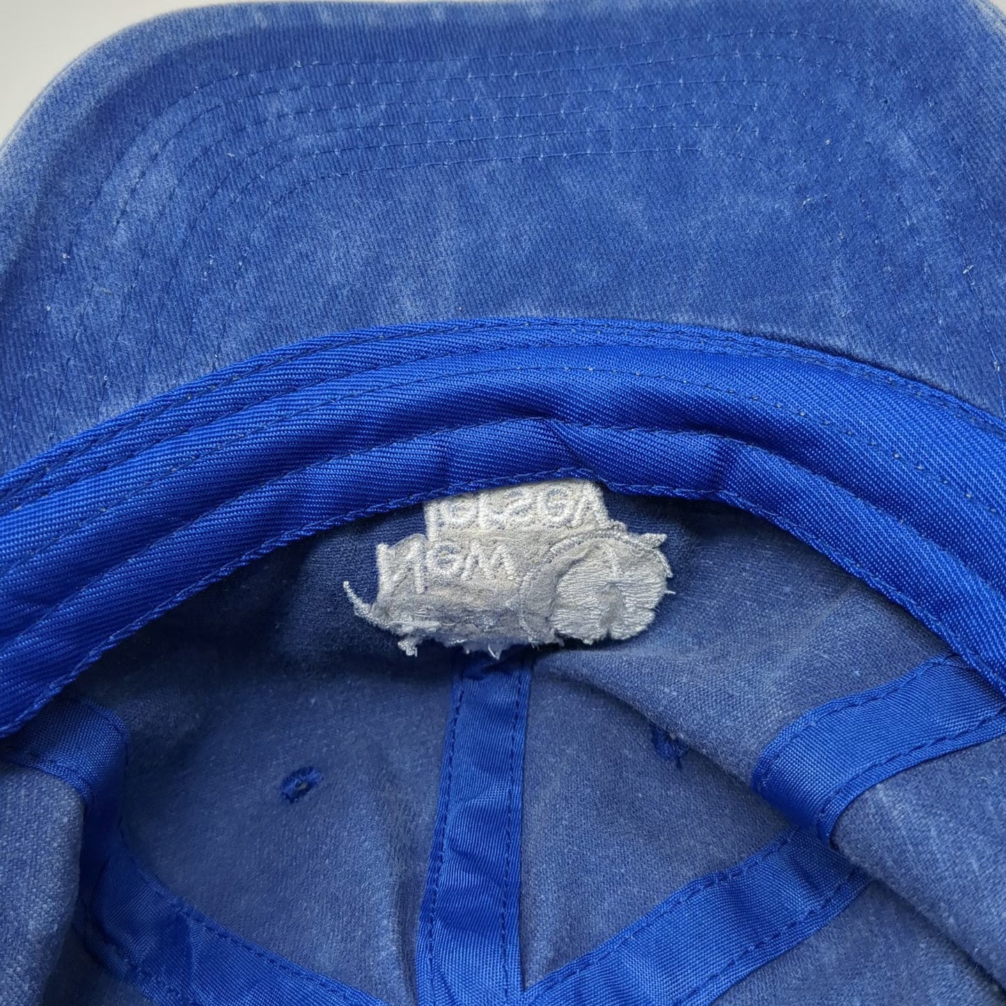 New Jersey Lottery Baseball Cap Blue One Size Slideback Adjustable Strap Hat