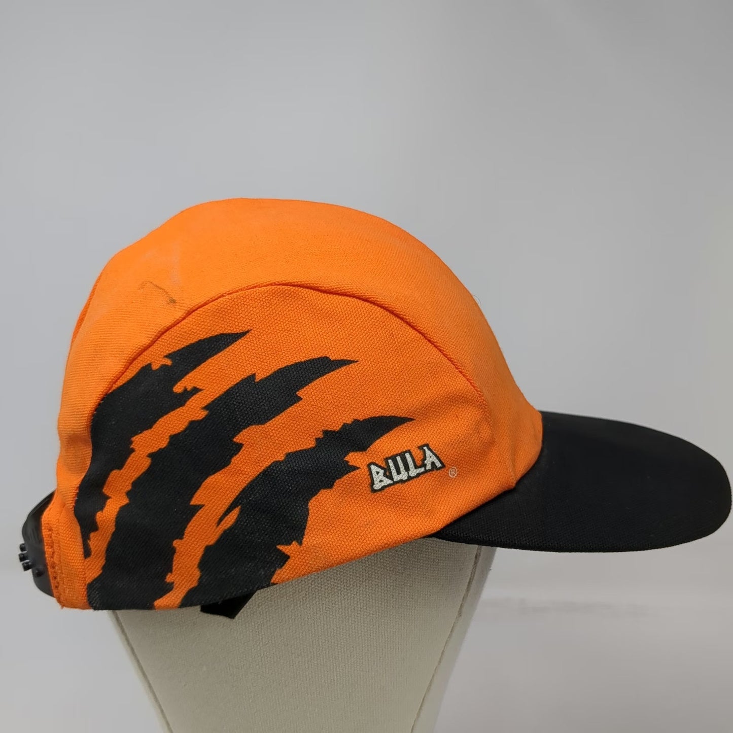 Bula Snapback Hat Orange Black Team Tiger Kellogg's 5 Panel Tony USA Vintage