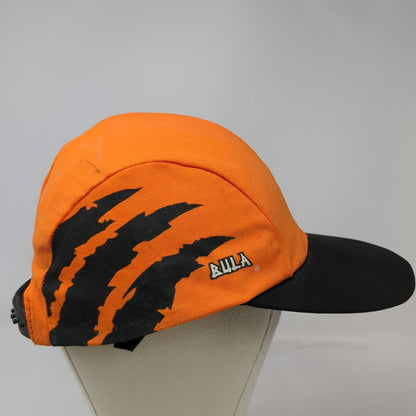 Bula Snapback Hat Orange Black Team Tiger Kellogg's 5 Panel Tony USA Vintage