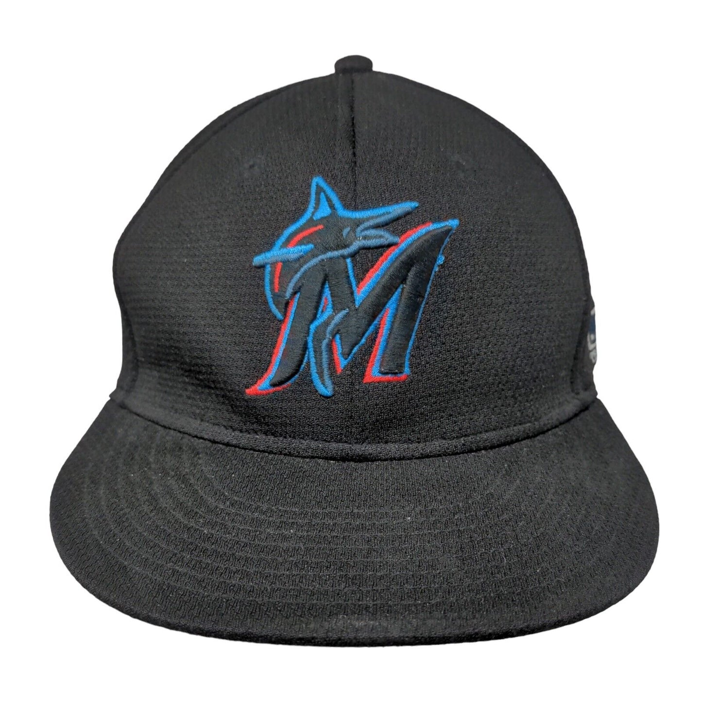 Florida Marlins Strapback Hat Black OSFM Embroidered Logo OC Sports MLB