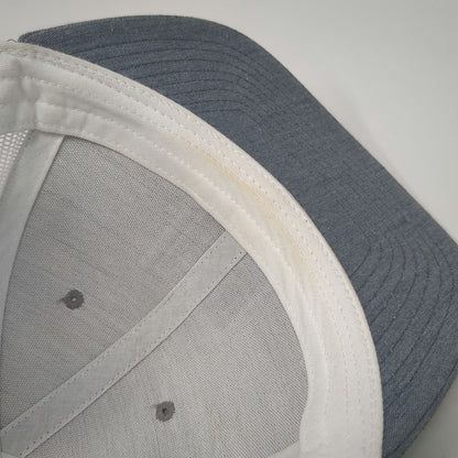 Richardson 112 Trucker Hat Gray One Size Snapback Mesh Back Navigate Patch Cap