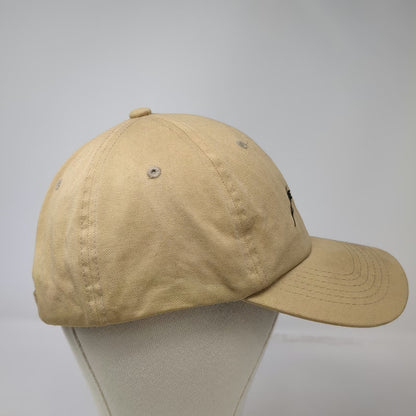 Metallica Music Band Logo Baseball Cap Beige One Size Adjustable Slideback Hat