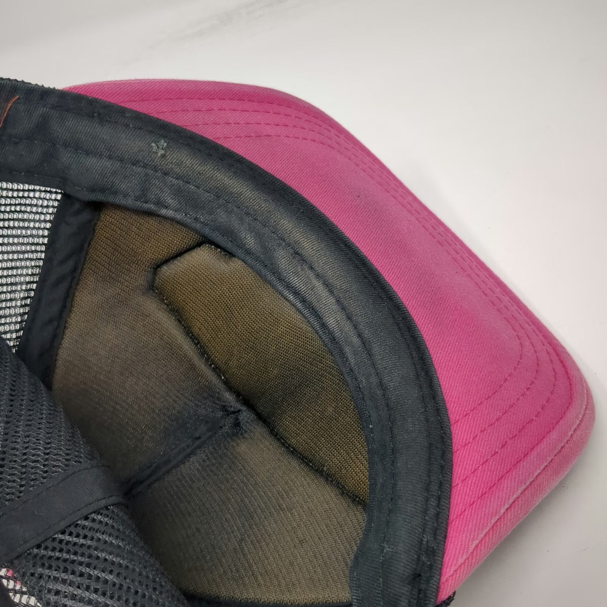 Vans Trucker Hat Pink Black White One Size Zebra Print Mesh Back Snapback