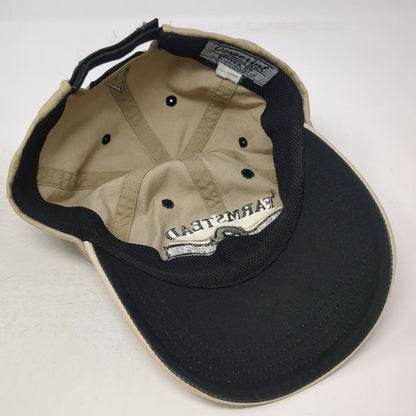 Imperial Farmstead Golf Country Club Baseball Cap Beige One Size Hat Strapback