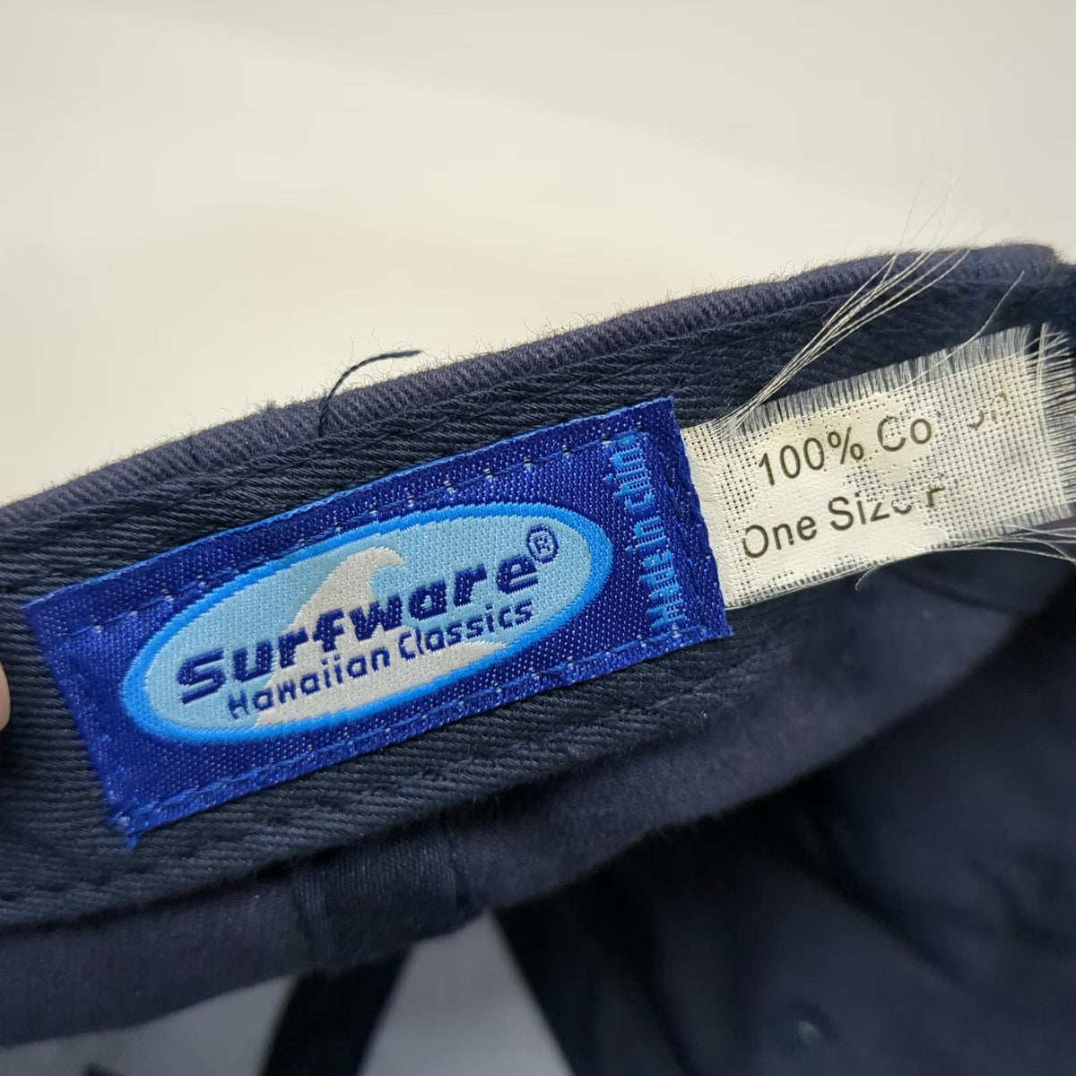 Surfware Baseball Cap Blue One Size Sea Turtle Hawaii Island Names Strapback Hat