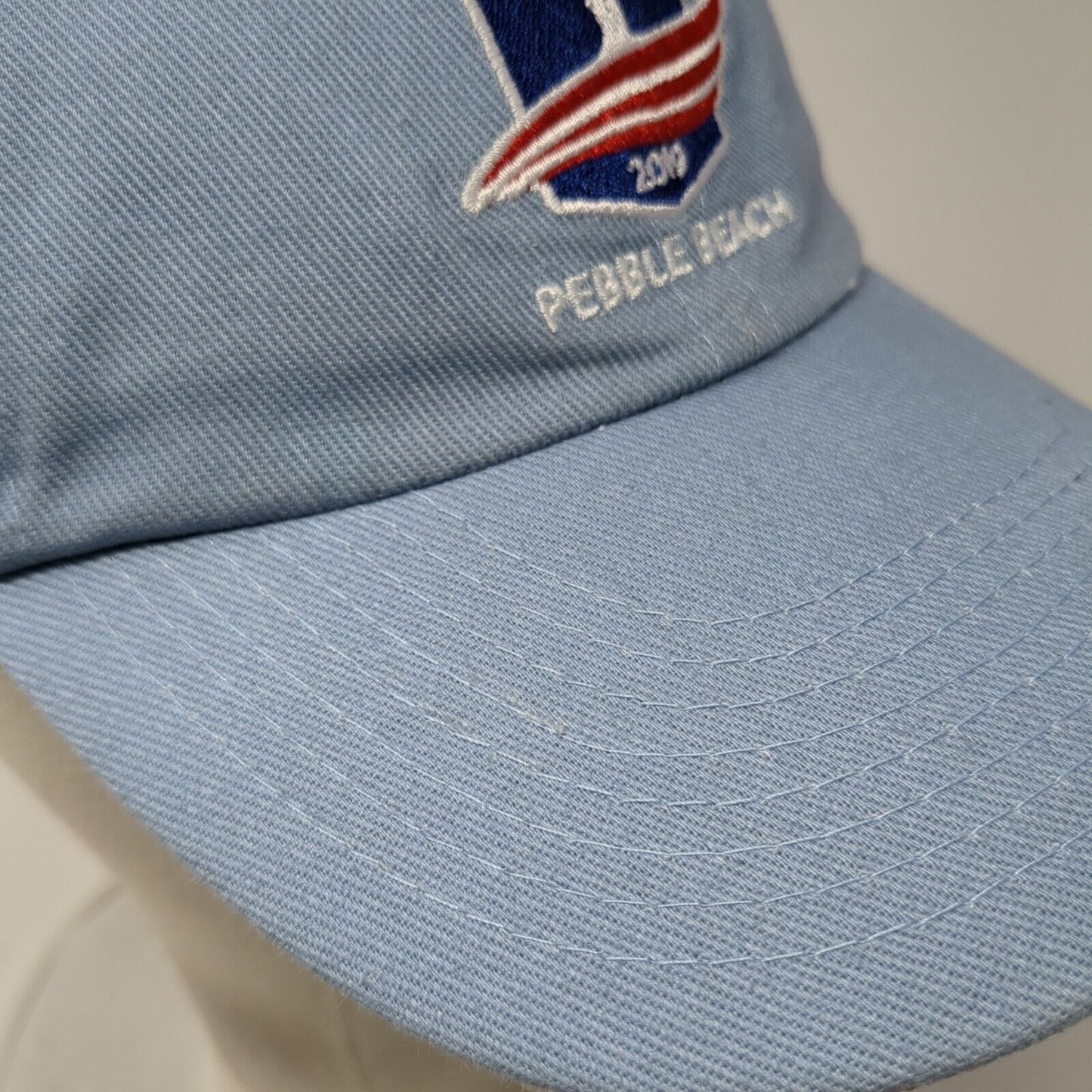 U.S. Open 2019 Pebble Beach Slideback Hat Blue OS Adjustable USGA Member Cotton