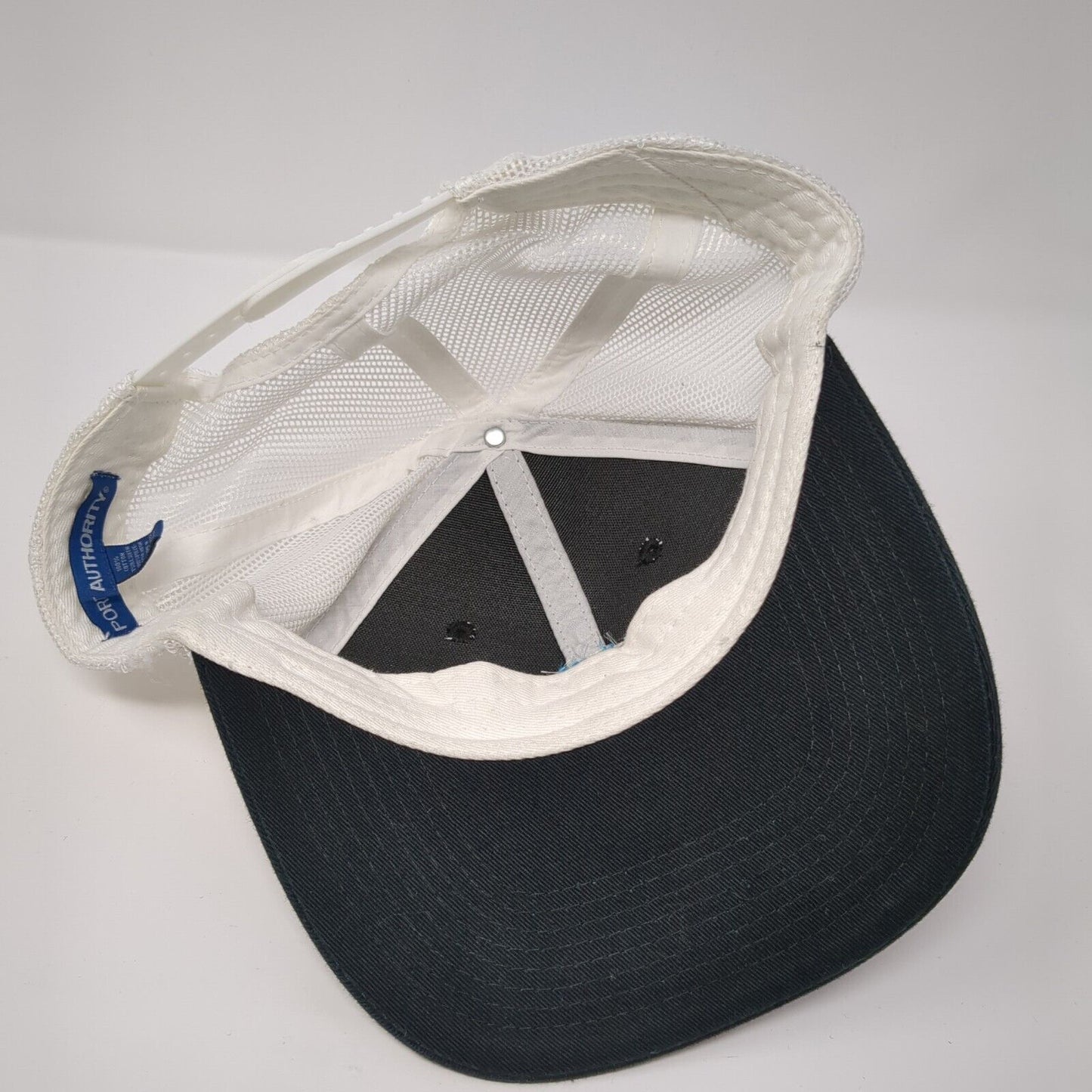 Boise River R&T Snapback Mesh Back Trucker Hat Black One Size Colorblock