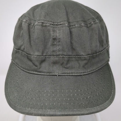 Army Cap Green One Size Strapback Alaska Mountain Patch Graphic Souvenir Hat