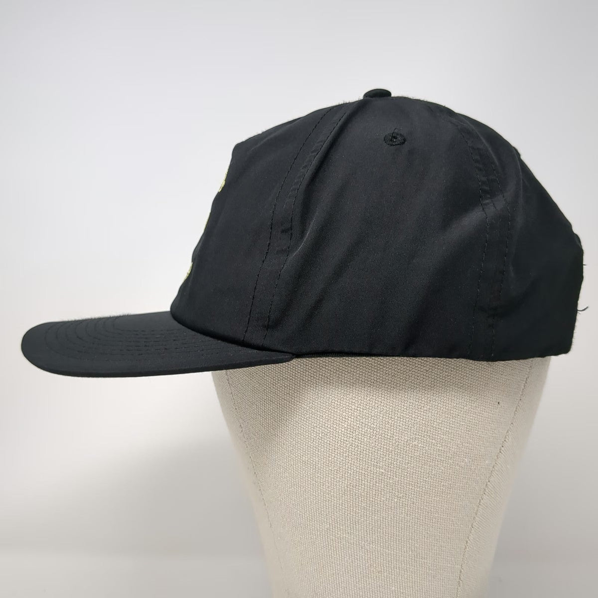 Mako Brand 5 Panel Black Hat One Size Shark Logo Keep Paddling Snapback
