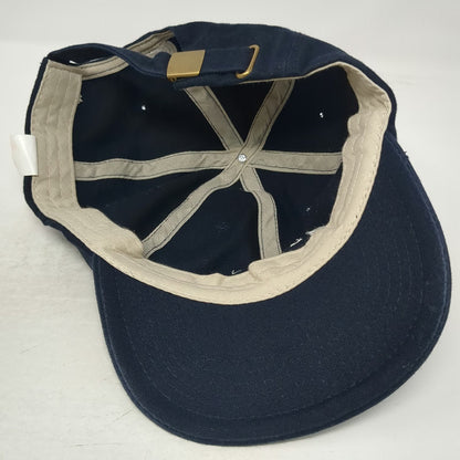 Blue Baseball Cap One Size Cresco Embroidered Logo Adjustable Slideback Hat