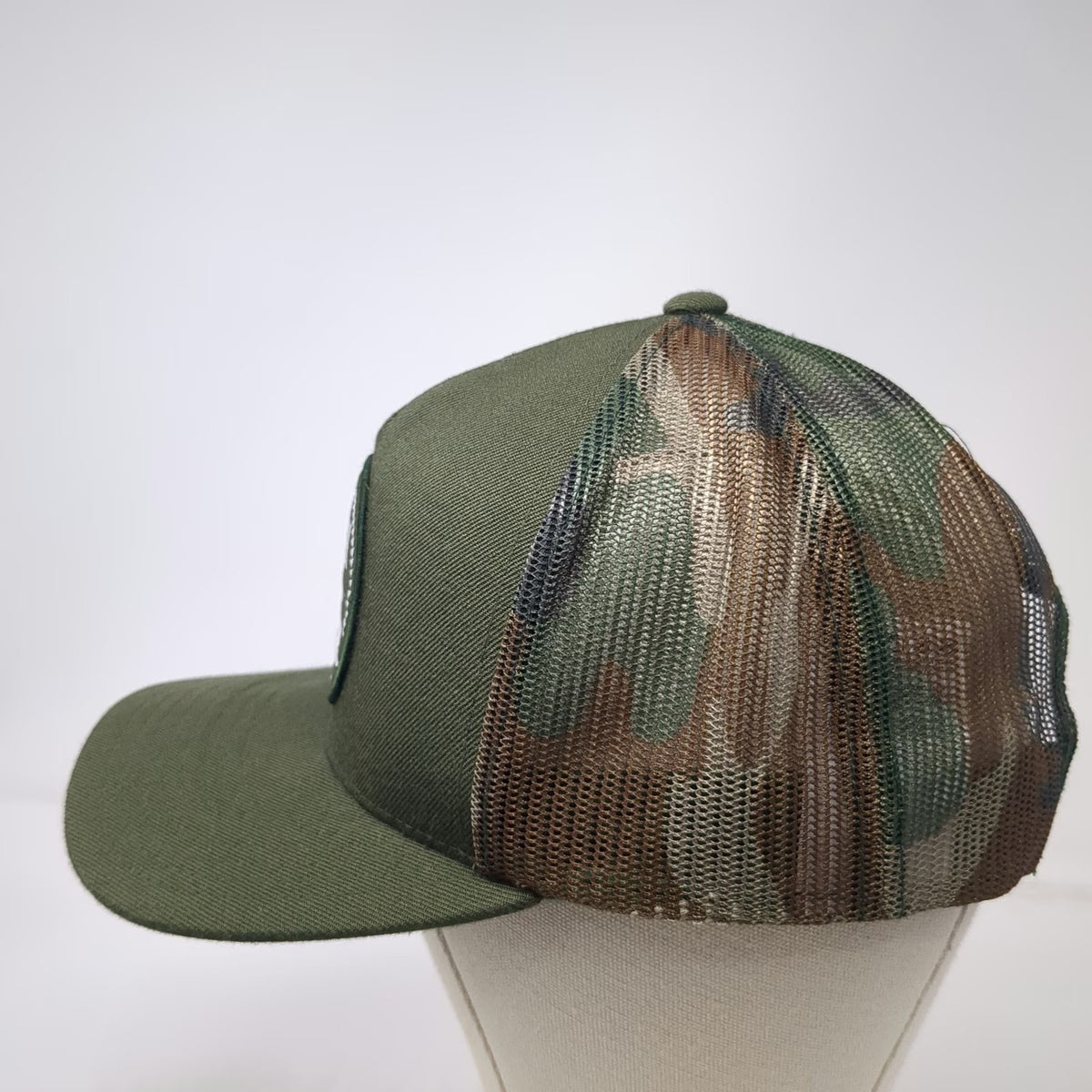 Hurley Hawaii Patch Trucker Hat Green Camo One Size Mesh Back Snapback Logo