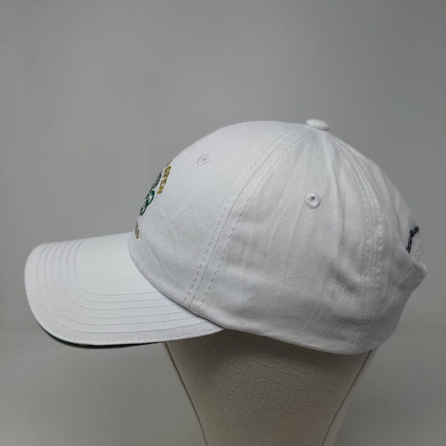 USGA Men's Slideback Hat White Adjustable 2017 US Open Erin Hills Logo Cotton