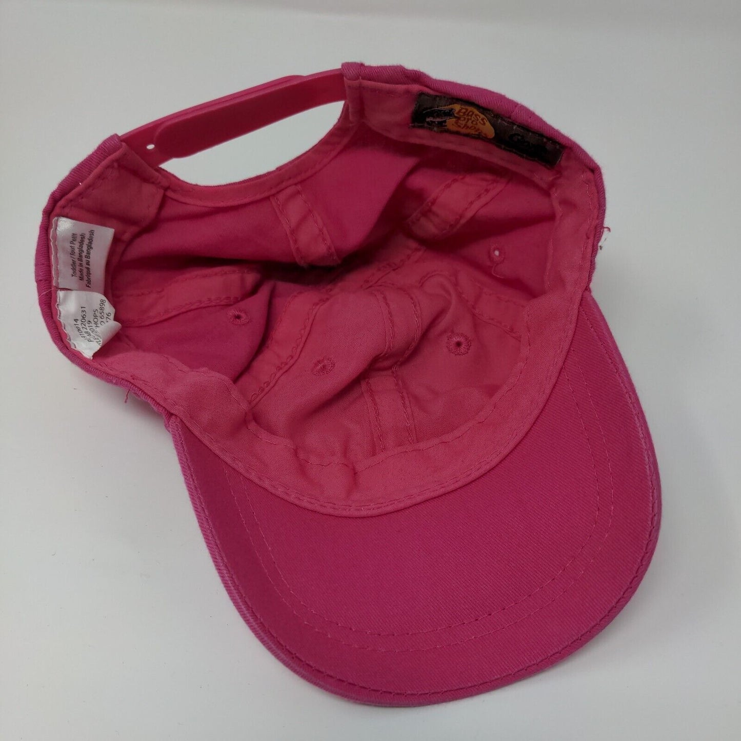 Cabela's Snapback Hat Pink Toddler Solid Bass Pro Shops Gone Fishing