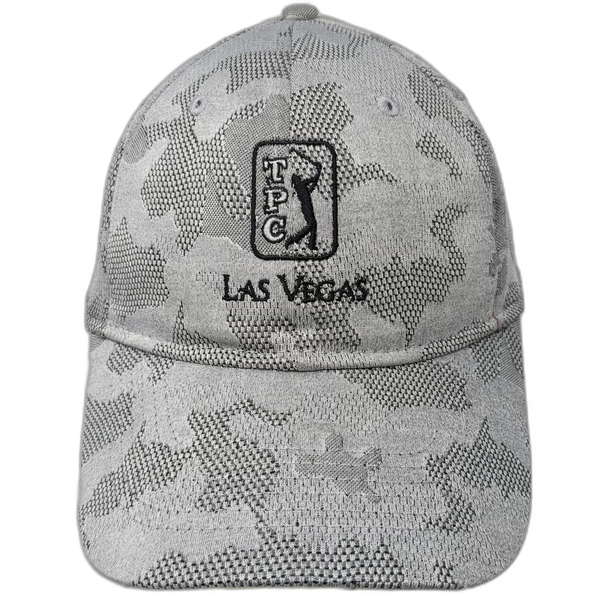 Imperial Snapback Hat Gray One Size TPC Las Vegas Golf Rope Camo Knit Polyester