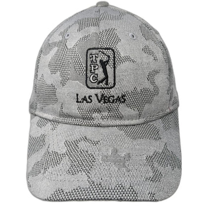 Imperial Snapback Hat Gray One Size TPC Las Vegas Golf Rope Camo Knit Polyester