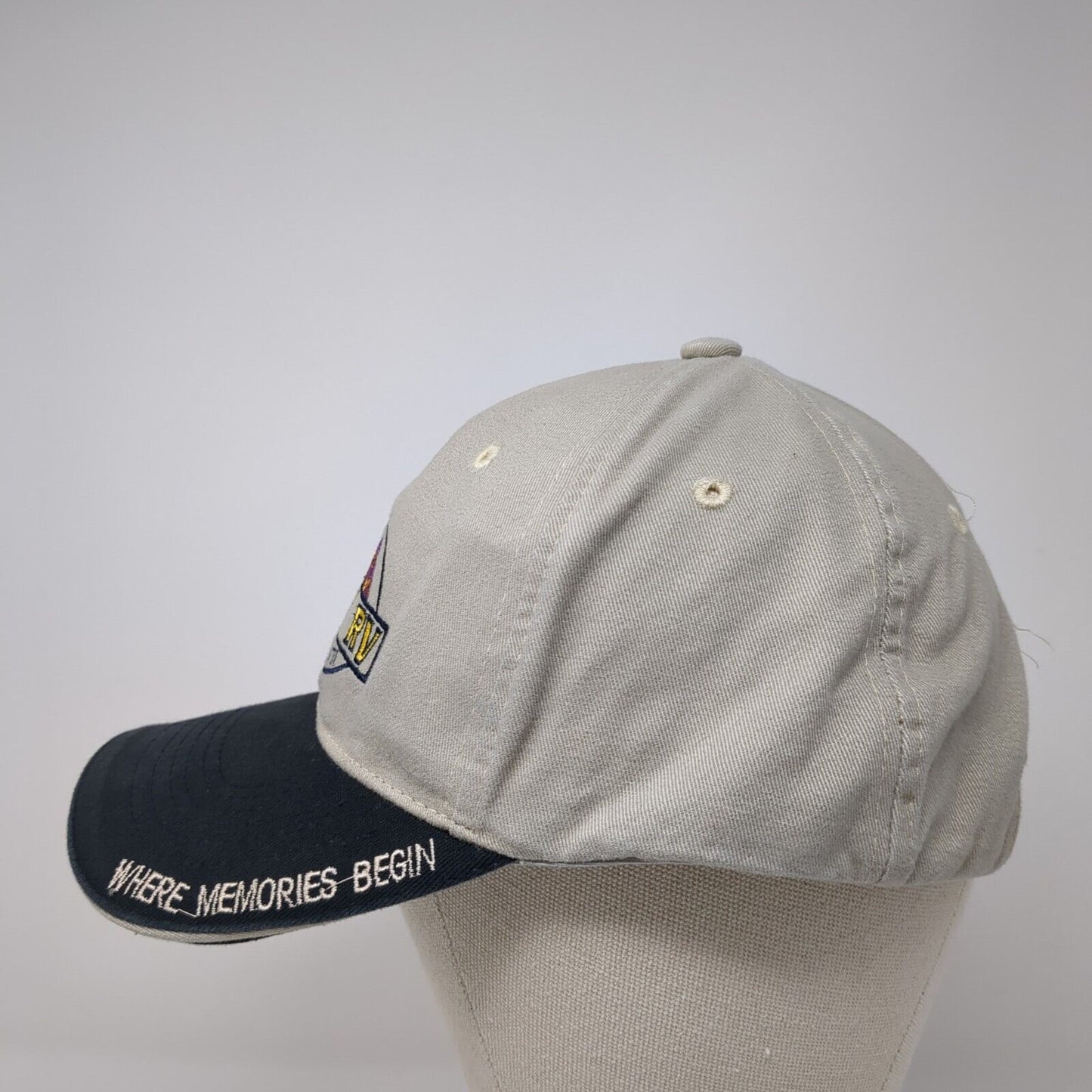 Bish's RV Super Center Where Memories Begin Route66 Slideback Hat Tan One Size