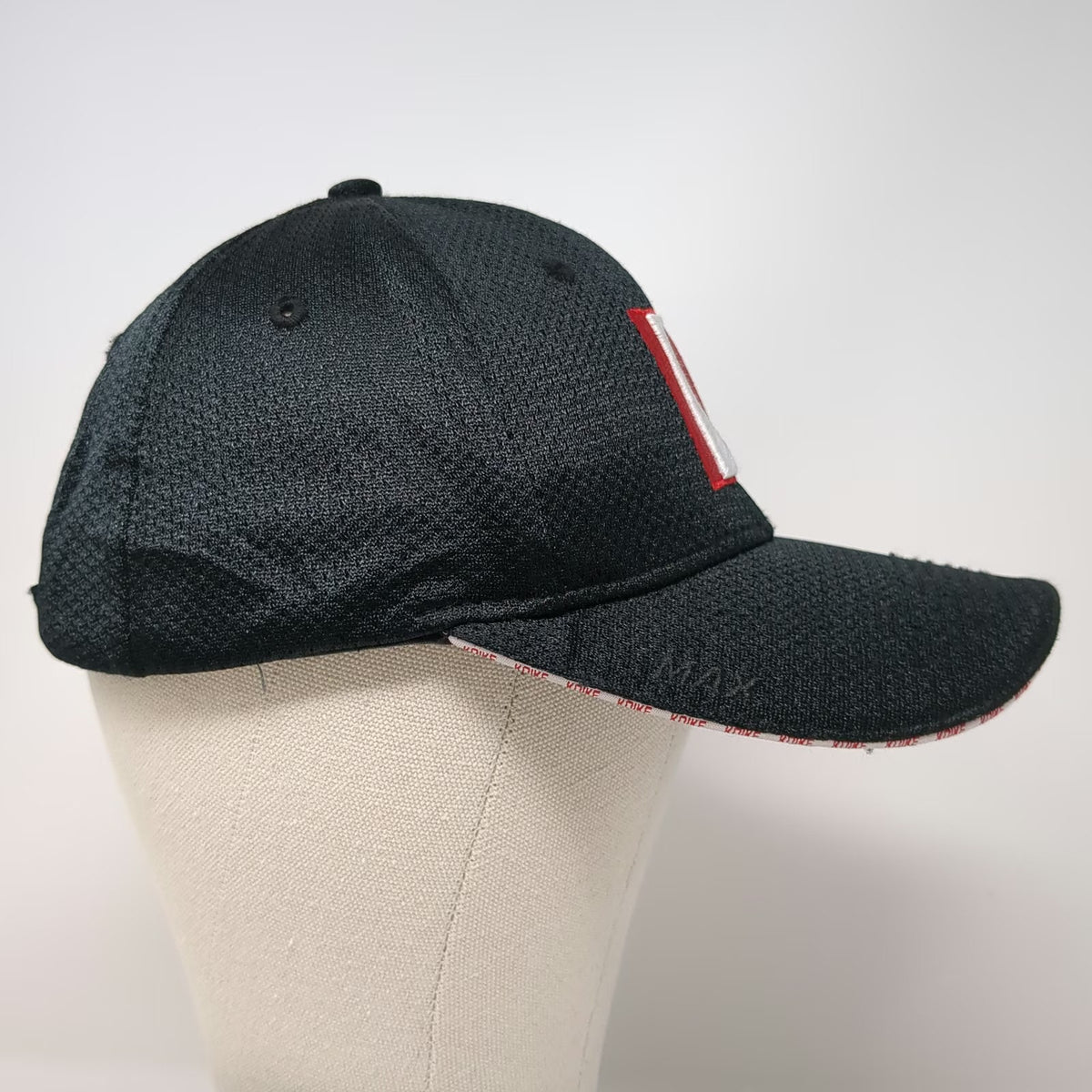 Triple Crown Baseball Cap Black One Size Koike Cutting Welding Strapback Hat