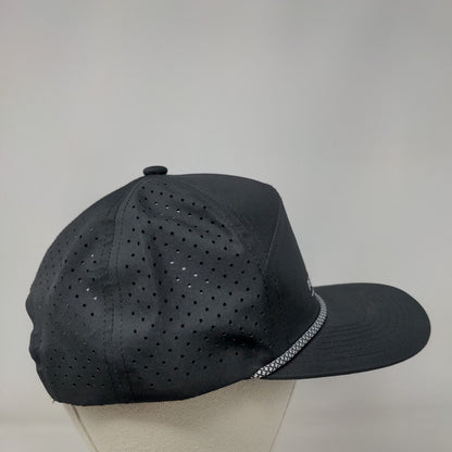 Performance Windows Snapback Hat Black One Size Adjustable 6 Panel 707 Kamel